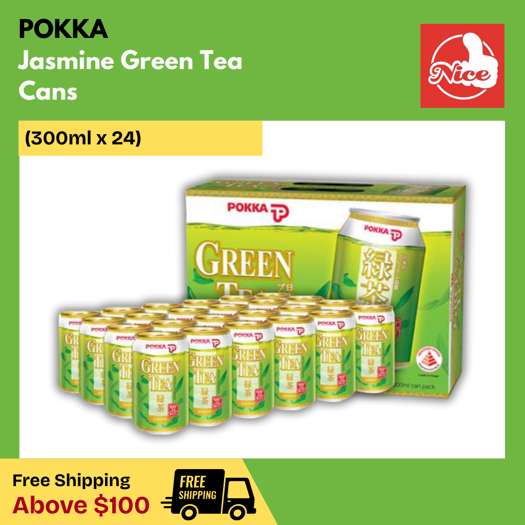 Pokka Jasmine Green Tea Can Drink (24 X 300ML) - Wholesale
