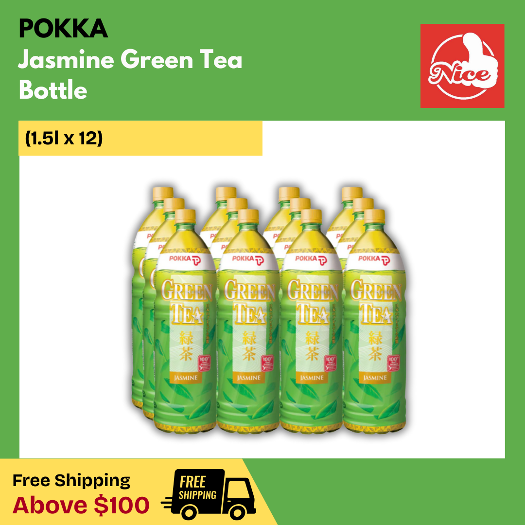 Pokka Jasmine Green Tea Bottle Drink (12 X 1.5L) - Wholesale