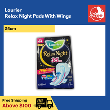 Laurier Relax Night Pads with Wings 35cm (16pcs)