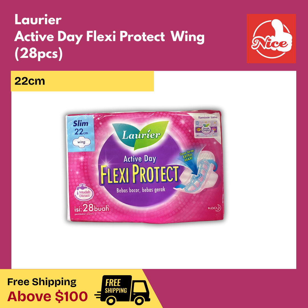 Laurier Active Day Flexi Protect Bundle (22cm)
