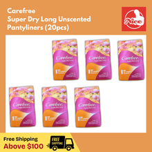 Carefree Super Dry Long Unscented Panty Liners (20pcs)