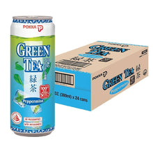 Pokka Peppermint Green Tea Can Drink (24 X 300ML) - Wholesale