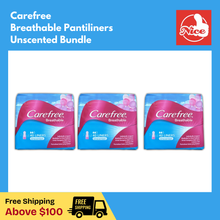 Carefree Breathable Unscented Panty Liners (40pcs)