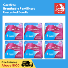 Carefree Breathable Unscented Panty Liners (40pcs)