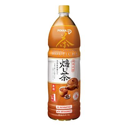 Pokka Houjicha Japanese Roasted Green Tea No Sugar Bottle Drink (12 X 1.5ML) - Wholesale