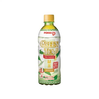 Pokka Jasmine Green Tea No Sugar Bottle Drink (24 X 500ml) - Wholesale