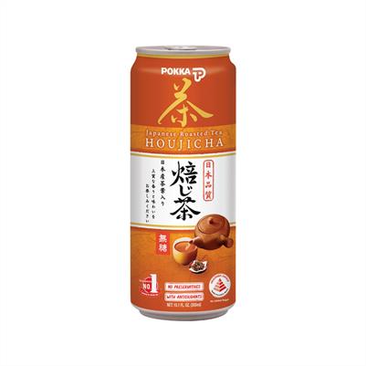 Pokka Houjicha Japanese Roasted Green Tea No Sugar Can Drink (24 X 300ML) - Wholesale