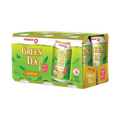 Pokka Jasmine Green Tea Can Drink (24 X 300ML) - Wholesale