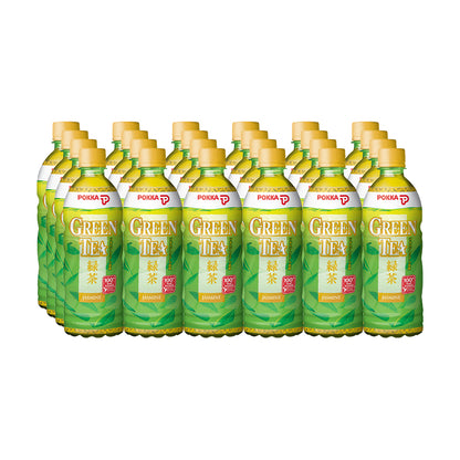 Pokka Jasmine Green Tea Bottle Drink (24 X 500ml) - Wholesale