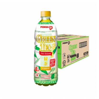 Pokka Jasmine Green Tea No Sugar Bottle Drink (24 X 500ml) - Wholesale